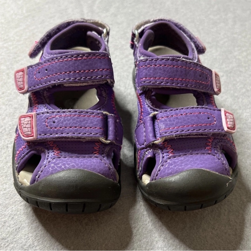 Kamik Closed-Toed Shoes Seaturtle 2 HK9042 Toddler Girls 6 Purple Pink Black